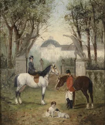 Kaiserin Elisabeth mit Reitbegleiter